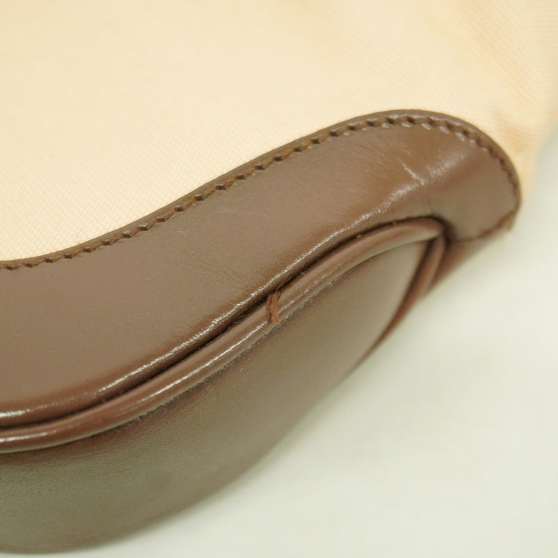 【6he5173-k】グッチ ハンドバッグ ジャッキー 001 3735 キャンバス ピンク ブラウン シルバー金具【中古】レディース
