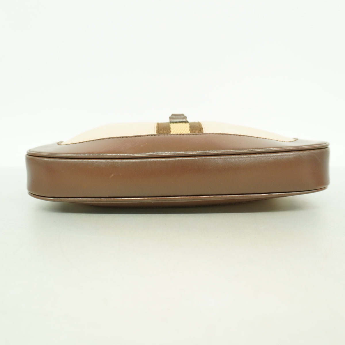 【6he5173-k】グッチ ハンドバッグ ジャッキー 001 3735 キャンバス ピンク ブラウン シルバー金具【中古】レディース
