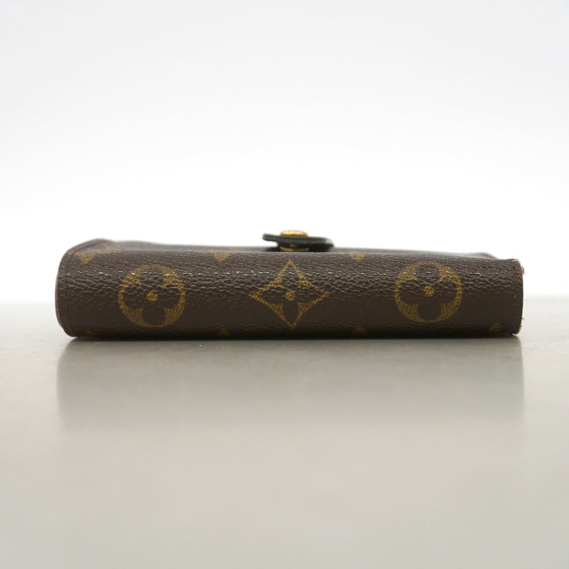 【6he5187】ルイヴィトン 財布 モノグラム ポルトフォイユ ヴィエノワ M61663 ブラウン【中古】レディース