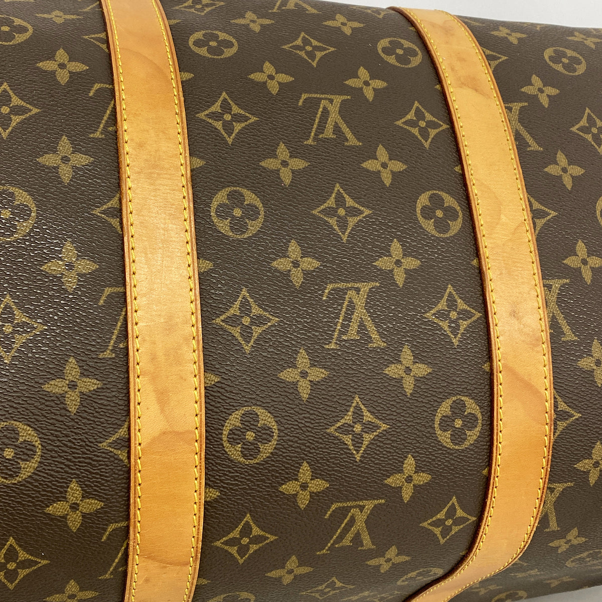 【6he5191】ルイヴィトン ボストンバッグ モノグラム キーポル55 M41424 ブラウン【中古】メンズ レディース ユニセックス