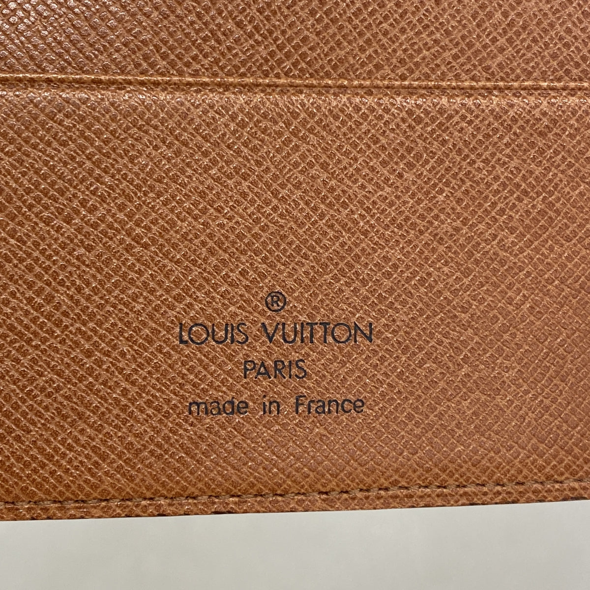 【6he5198】ルイヴィトン パスポートケース モノグラム クーヴェルテュール パスポール M60188 ブラウン【中古】メンズ レディース ユニセックス