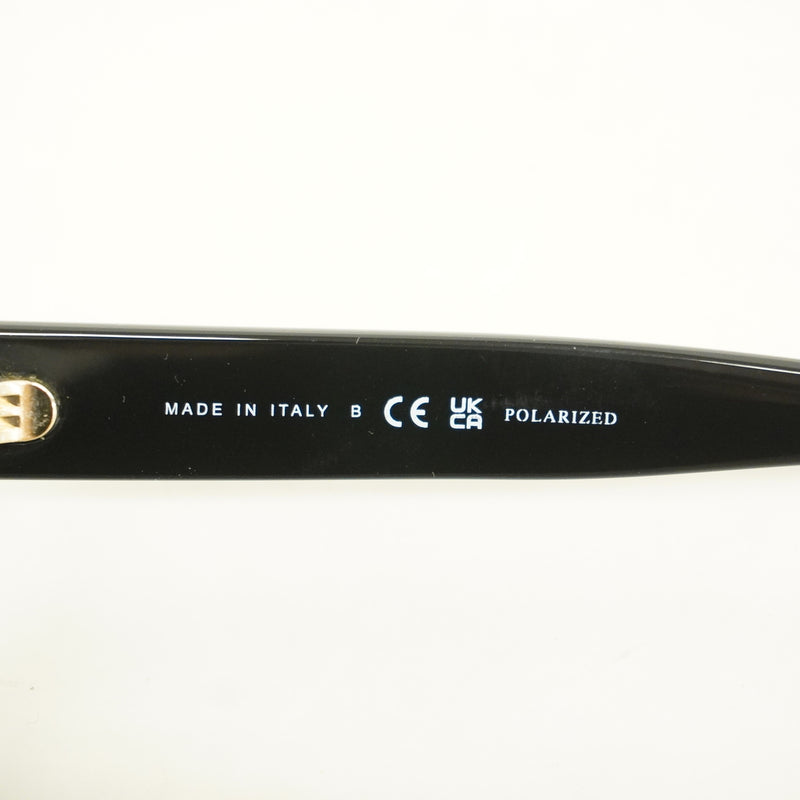 【6he5210】シャネル サングラス 5482-H-A プラスチック ブラック シャンパンゴールド金具【中古】レディース