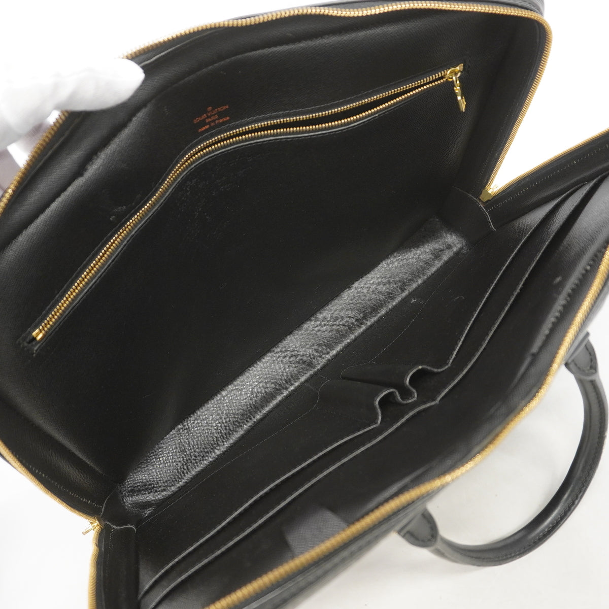 【6he5214】ルイヴィトン ブリーフケース エピ ポルトドキュマンヴォワヤージュ M54472 ノワール【中古】メンズ