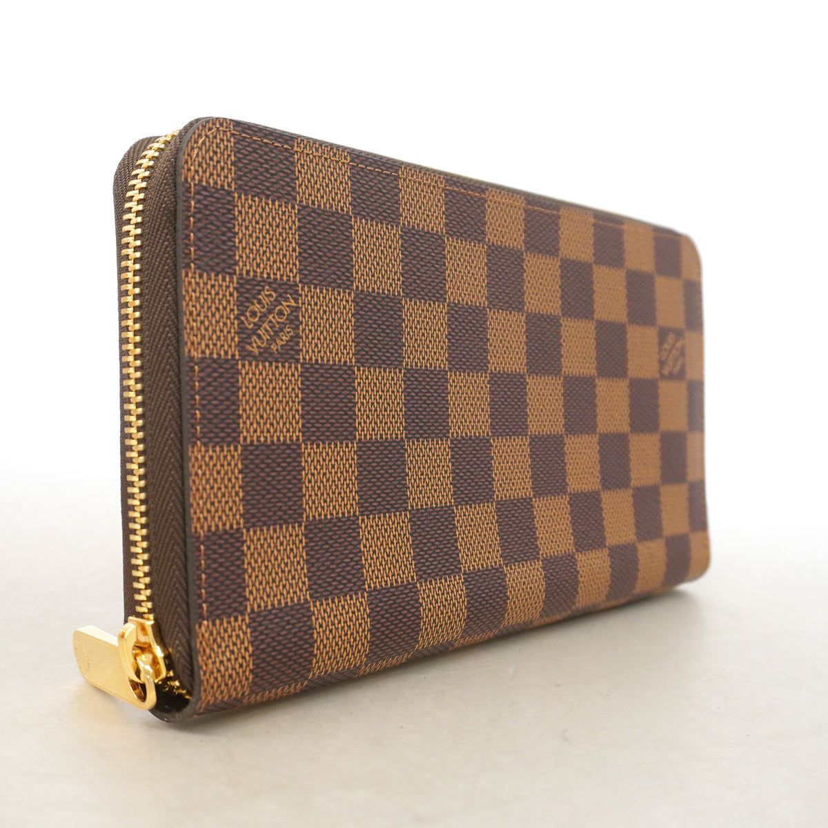【6he5216】ルイヴィトン 長財布 ダミエ ジッピーオーガナイザーNM N63502 エベヌ【中古】メンズ