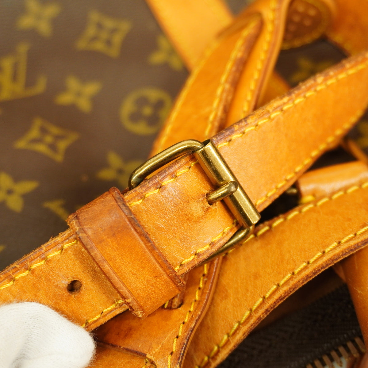 【6he5221】ルイヴィトン ボストンバッグ モノグラム キーポルバンドリエール60 M41412 ブラウン【中古】メンズ レディース ユニセックス