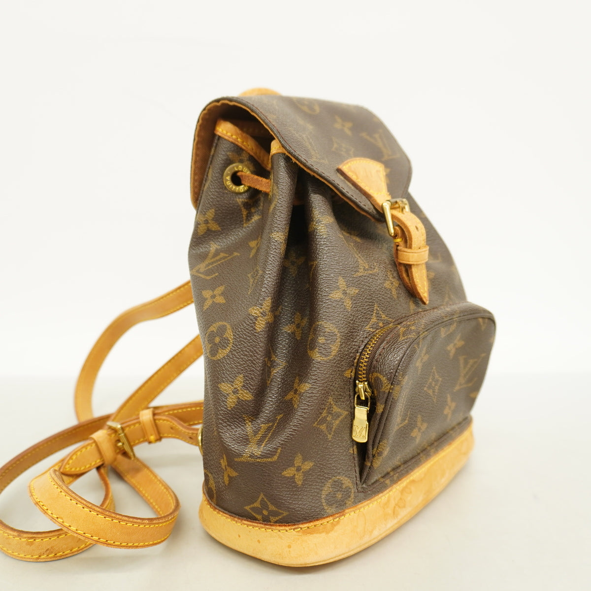 【6he5223】ルイヴィトン リュック・デイパック モノグラム ミニモンスリ M51137 ブラウン【中古】レディース