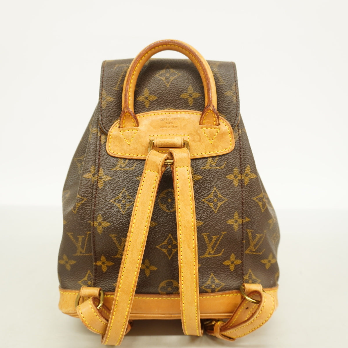 【6he5223】ルイヴィトン リュック・デイパック モノグラム ミニモンスリ M51137 ブラウン【中古】レディース