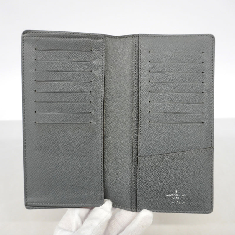 【6he5238】ルイヴィトン 長財布 タイガ ポルトフォイユロン M33401 グラシエ【中古】メンズ