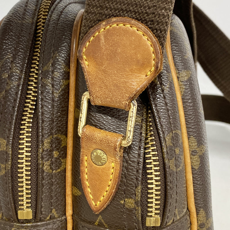 【6he5243】ルイヴィトン ショルダーバッグ モノグラム リポーターPM M45254 ブラウン【中古】レディース