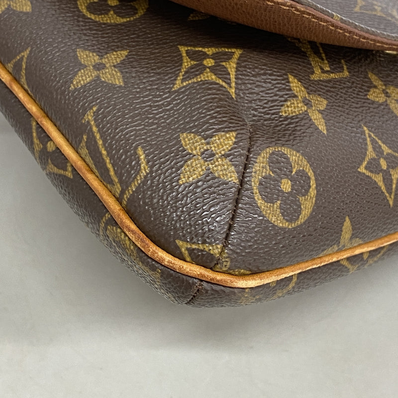 【6he5247】ルイヴィトン ショルダーバッグ モノグラム ミュゼットサルサロングストラップ M51387 ブラウン【中古】レディース