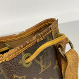 【6he5252】ルイヴィトン ショルダーバッグ モノグラム プチノエ M42226 ブラウン【中古】レディース