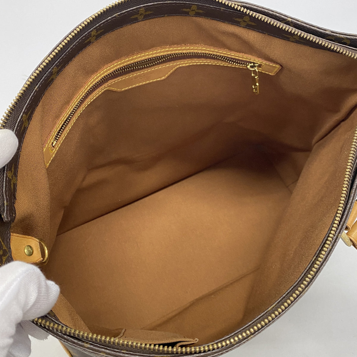 【6he5253】ルイヴィトン トートバッグ モノグラム カバメゾ M51151 ブラウン【中古】レディース