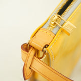 【6he5256】ルイヴィトン ポーチ ヴェルニ レキシントン M91056 グリ【中古】レディース