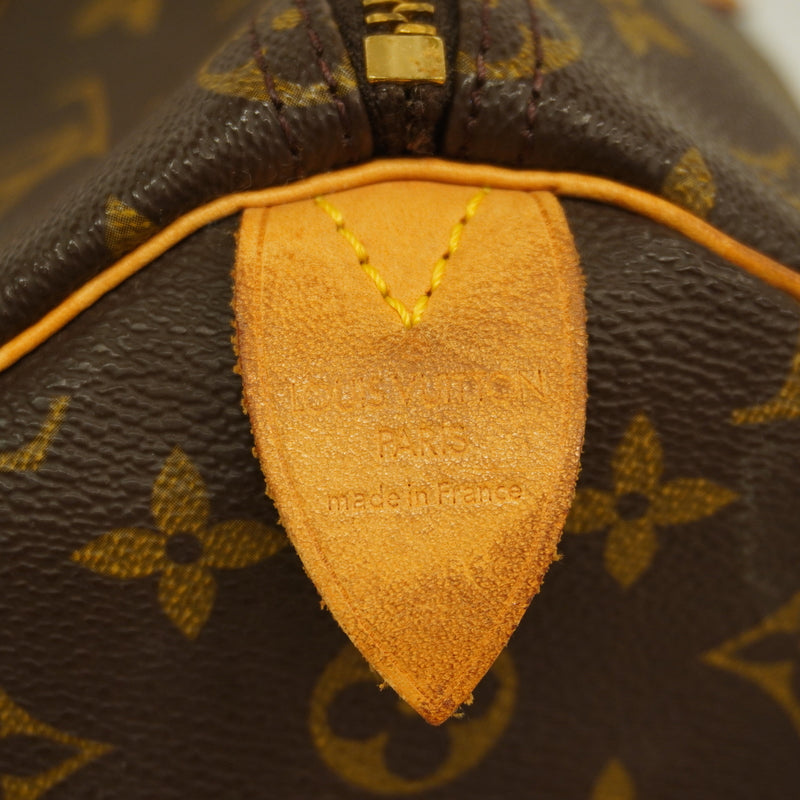 【6he5259】ルイヴィトン ハンドバッグ モノグラム スピーディ35 M41107 ブラウン【中古】レディース