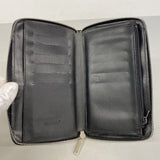 【6he5265】シャネル 財布 旧トラベル ナイロン ブラック シルバー金具【中古】レディース