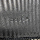 【6he5265】シャネル 財布 旧トラベル ナイロン ブラック シルバー金具【中古】レディース