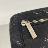 【6he5265】シャネル 財布 旧トラベル ナイロン ブラック シルバー金具【中古】レディース