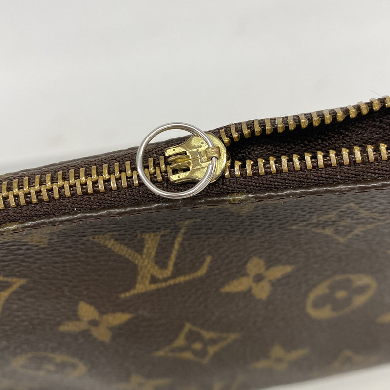 【6he5267】ルイヴィトン ポーチ モノグラム ポシェットアクセソワール M51980 ブラウン【中古】レディース