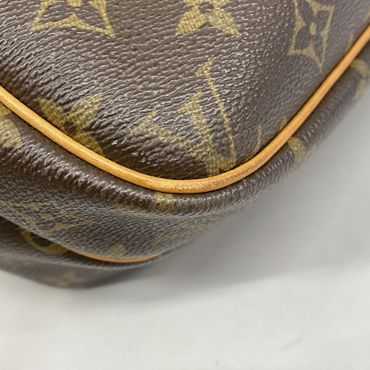 【6he5270】ルイヴィトン ショルダーバッグ モノグラム リポーターPM M45254 ブラウン【中古】レディース