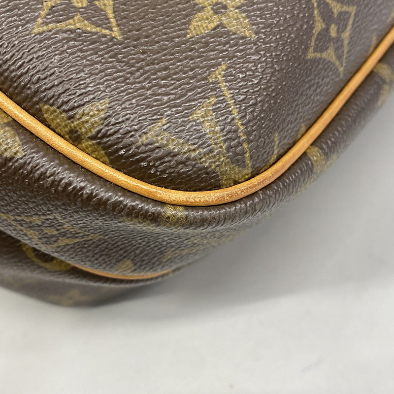 【6he5270】ルイヴィトン ショルダーバッグ モノグラム リポーターPM M45254 ブラウン【中古】レディース