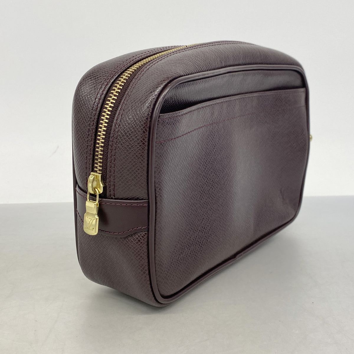 【6he5272-k】ルイヴィトン クラッチバッグ タイガ カルガ M30816 アカジュー【中古】メンズ