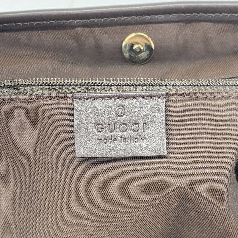 【6he5273-k】グッチ トートバッグ GGキャンバス/アビー インターロッキングG 169946 キャンバス ベージュ シャンパンゴールド金具【中古】レディース