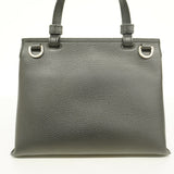 【6he5280-k】グッチ ハンドバッグ バンブー 370831 レザー ブラック シルバー金具 2wayバッグ【中古】レディース