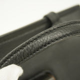 【6he5280-k】グッチ ハンドバッグ バンブー 370831 レザー ブラック シルバー金具 2wayバッグ【中古】レディース