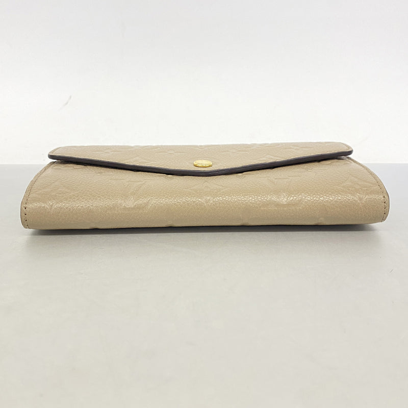 【6he5304-k】ルイヴィトン 長財布 モノグラム・アンプラント ポルトフォイユサラ M82256 トゥルトレール【中古】レディース
