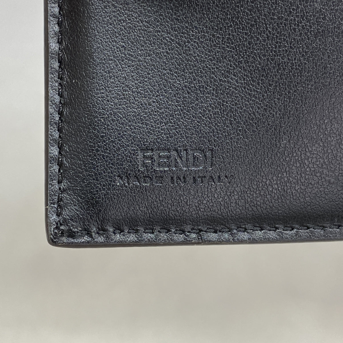 【6he5323】フェンディ 財布 ズッカ PVC ブラウン ブラック シルバー金具【中古】メンズ