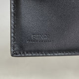 【6he5323】フェンディ 財布 ズッカ PVC ブラウン ブラック シルバー金具【中古】メンズ