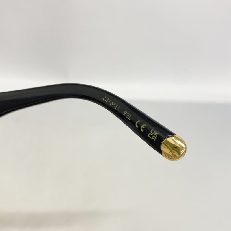 【6he5325】ルイヴィトン サングラス LV スクリプトロウレクタングル Z3165U ブラック【中古】レディース