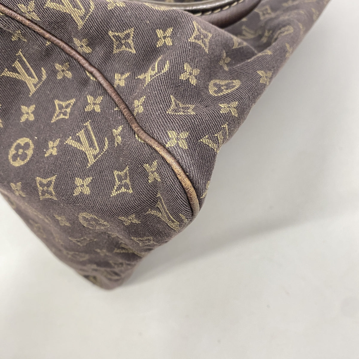 【6he5333-k】ルイヴィトン ハンドバッグ モノグラム・ミニラン スピーディ30 M95224 エベヌ【中古】レディース