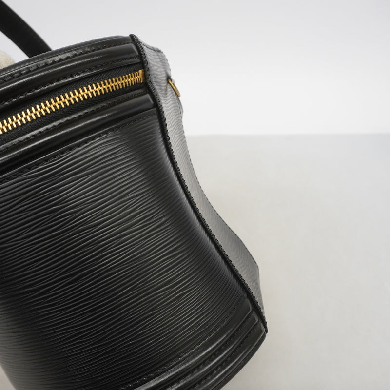 【6he5350】ルイヴィトン ハンドバッグ エピ カンヌ M48032 ノワール【中古】レディース