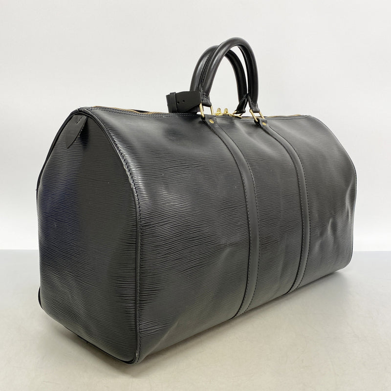 【6he5358】ルイヴィトン ボストンバッグ エピ キーポル50 M42962 ノワール【中古】メンズ レディース ユニセックス