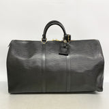 【6he5358】ルイヴィトン ボストンバッグ エピ キーポル50 M42962 ノワール【中古】メンズ レディース ユニセックス