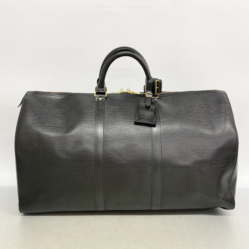 【6he5358】ルイヴィトン ボストンバッグ エピ キーポル50 M42962 ノワール【中古】メンズ レディース ユニセックス