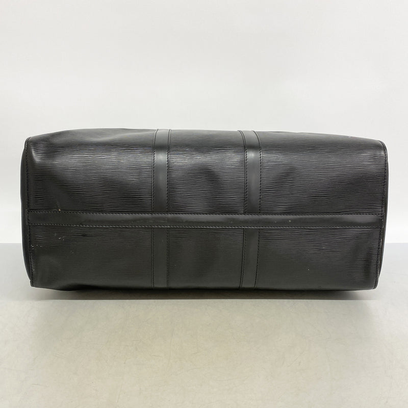 【6he5358】ルイヴィトン ボストンバッグ エピ キーポル50 M42962 ノワール【中古】メンズ レディース ユニセックス