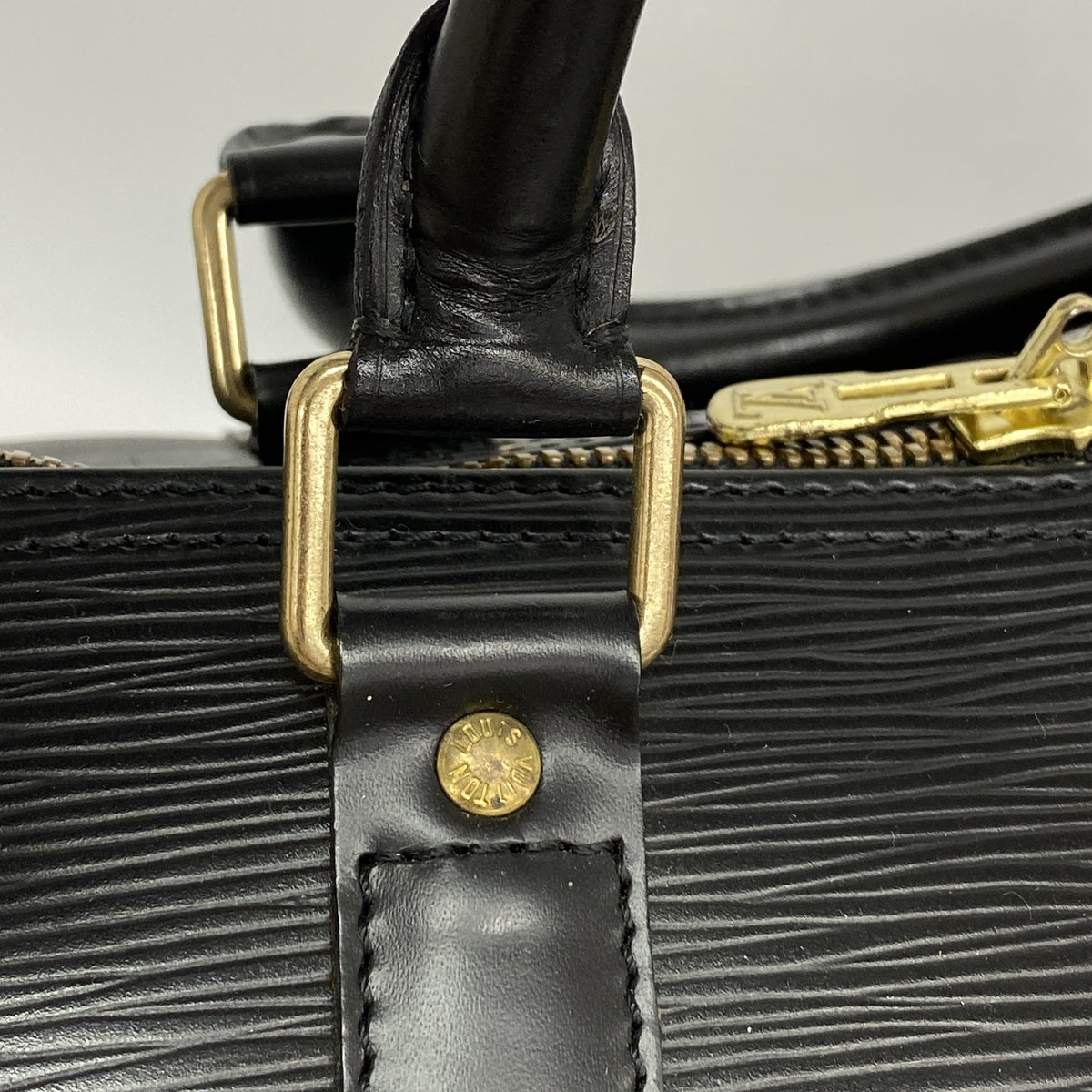 【6he5358】ルイヴィトン ボストンバッグ エピ キーポル50 M42962 ノワール【中古】メンズ レディース ユニセックス