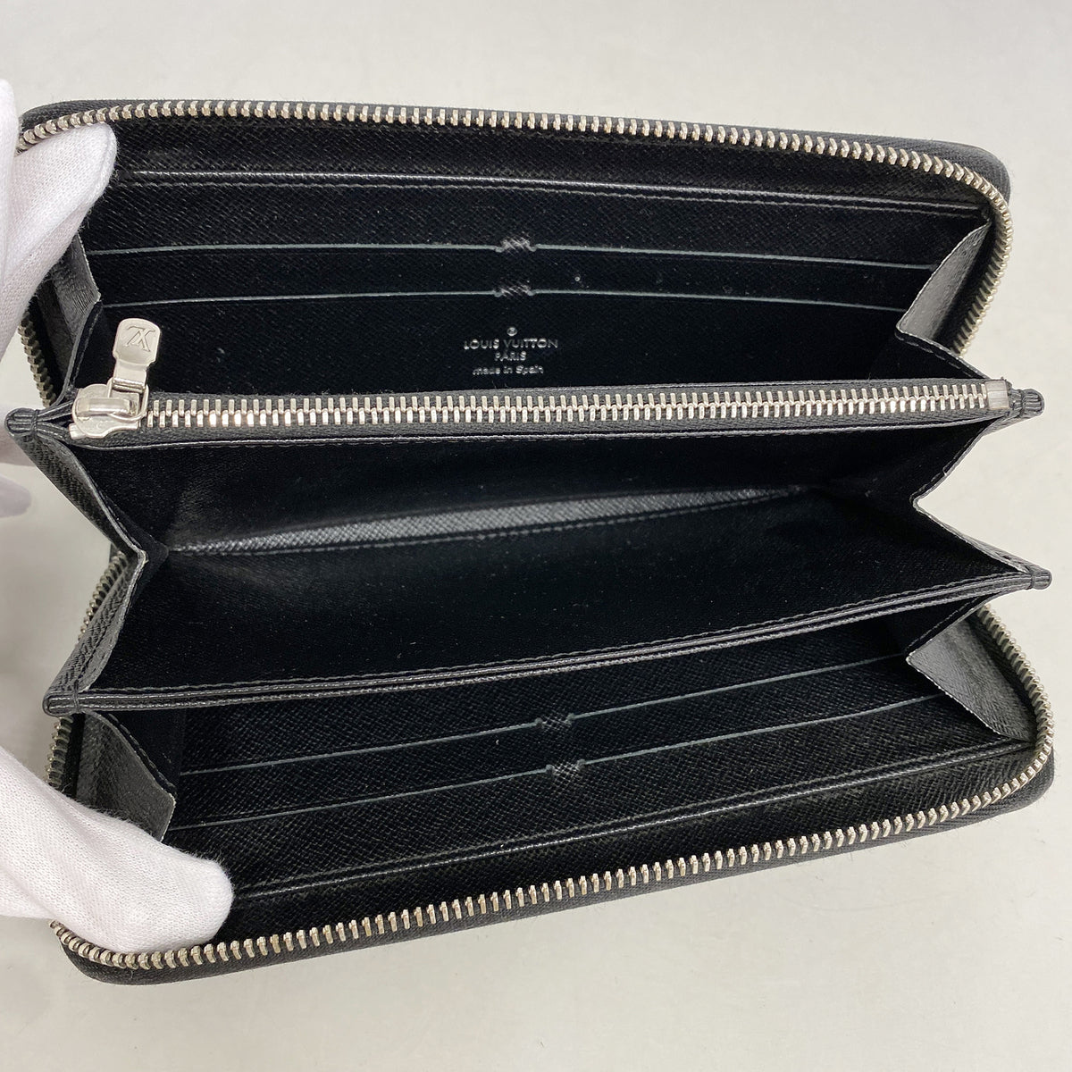 【6he5361】ルイヴィトン 長財布 エピ ジッピーウォレット M60072 ノワール【中古】メンズ レディース ユニセックス
