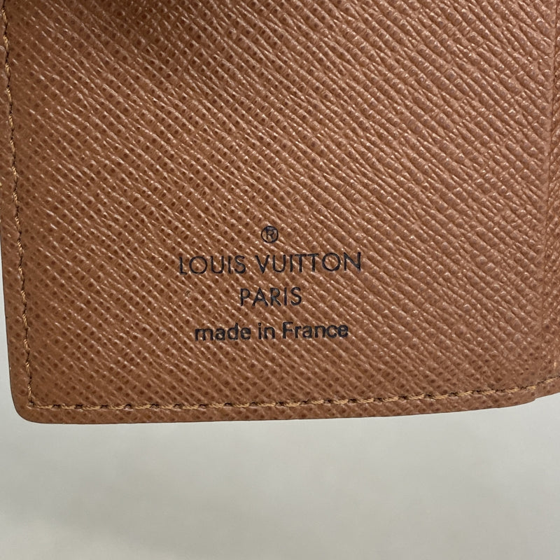 【6he5362】ルイヴィトン 手帳カバー モノグラム アジェンダミニ M99193 ブラウン【中古】メンズ レディース ユニセックス
