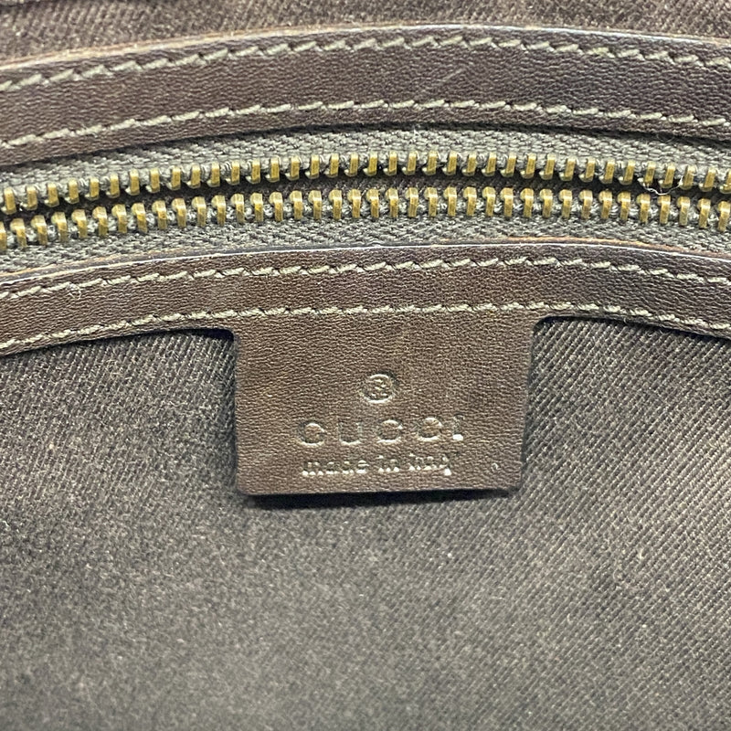 【6he5364】グッチ ショルダーバッグ GGキャンバス 109106 キャンバス ブラウン ゴールド金具【中古】レディース