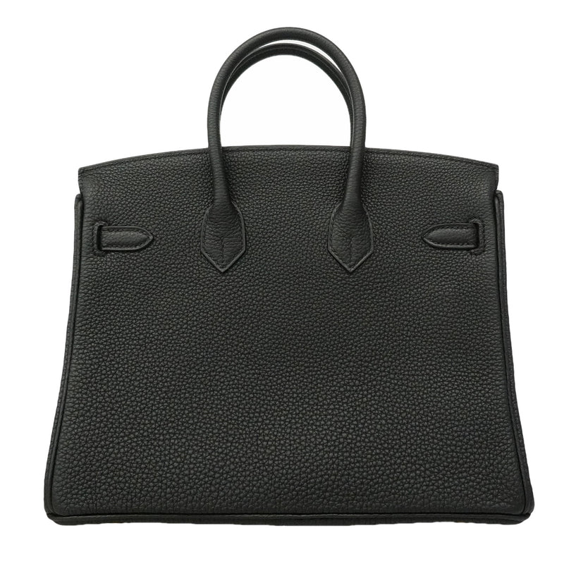 【6he5365-g】エルメス ハンドバッグ バーキン25 トゴ ブラック ゴールド金具 G刻印【中古】レディース