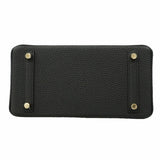 【6he5365-g】エルメス ハンドバッグ バーキン25 トゴ ブラック ゴールド金具 G刻印【中古】レディース
