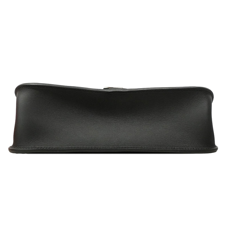【6he5373】エルメス ハンドバッグ アルザンミニ スイフト ブラック シルバー金具 W刻印 2wayバッグ【中古】レディース