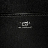 【6he5373】エルメス ハンドバッグ アルザンミニ スイフト ブラック シルバー金具 W刻印 2wayバッグ【中古】レディース