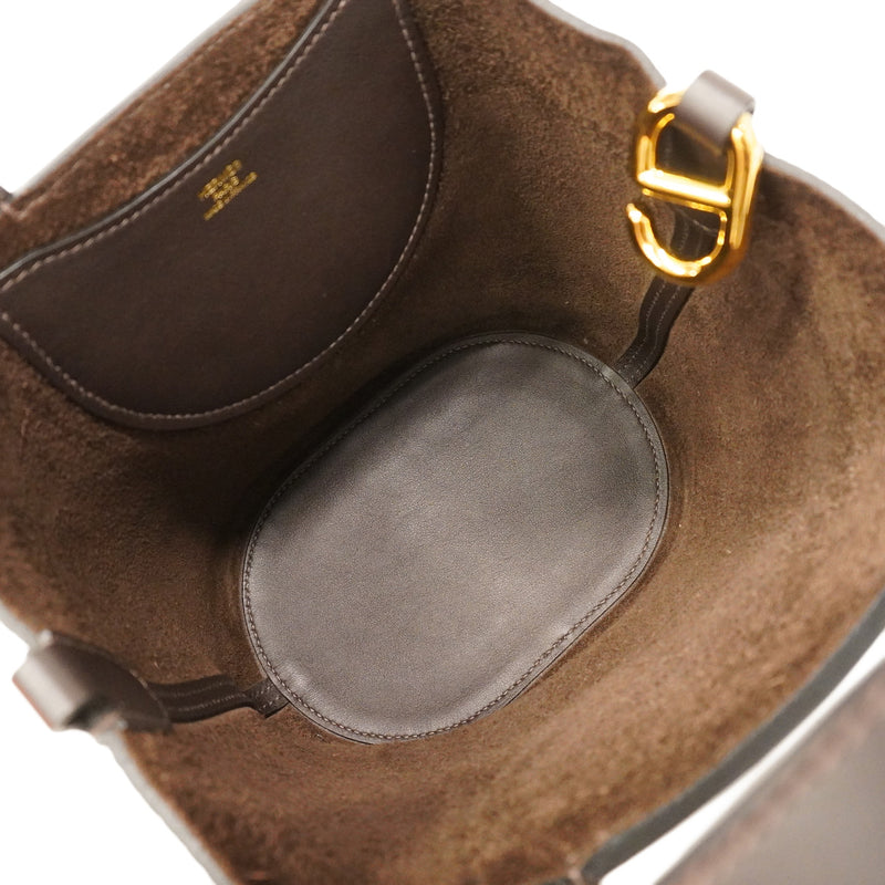 【6he5376】エルメス ハンドバッグ インザループ18 トリヨンクレマンス エベーヌ ゴールド金具 W刻印【中古】レディース