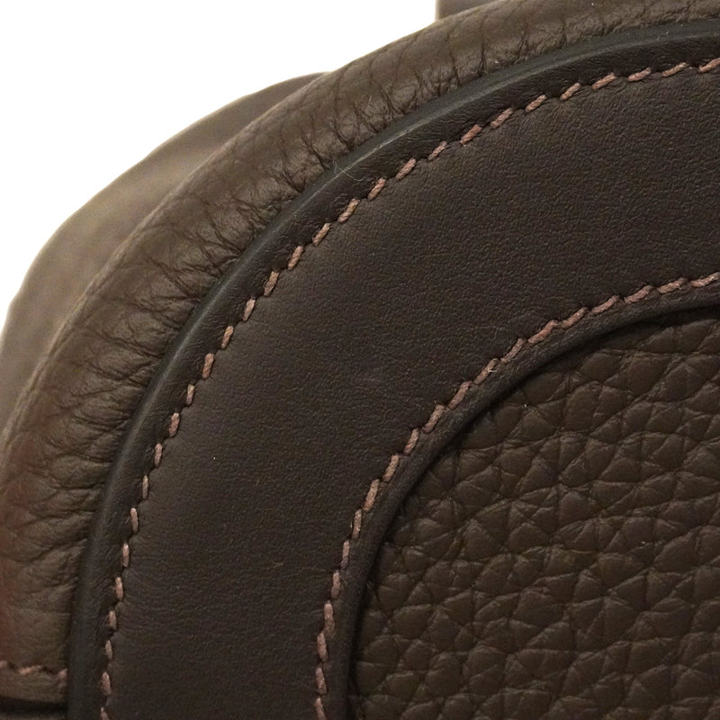 【6he5376】エルメス ハンドバッグ インザループ18 トリヨンクレマンス エベーヌ ゴールド金具 W刻印【中古】レディース