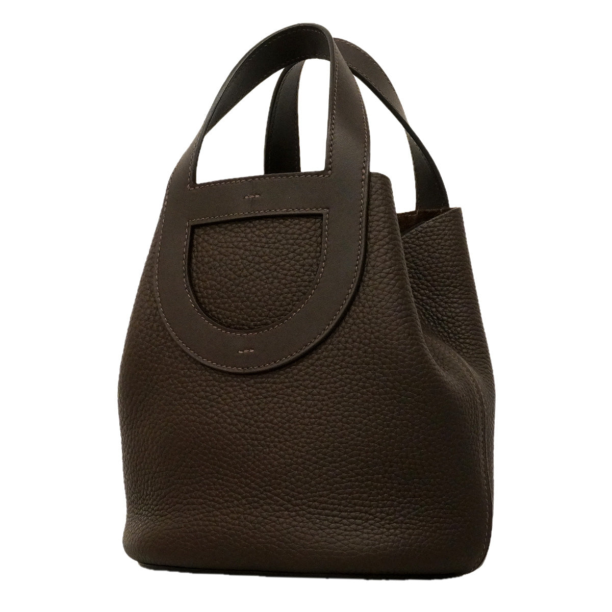 【6he5376】エルメス ハンドバッグ インザループ18 トリヨンクレマンス エベーヌ ゴールド金具 W刻印【中古】レディース