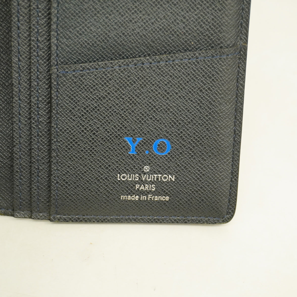 【6he5386】ルイヴィトン 長財布 タイガ ポルトフォイユ ブラザ M30502 ブルーマリーヌ【中古】メンズ